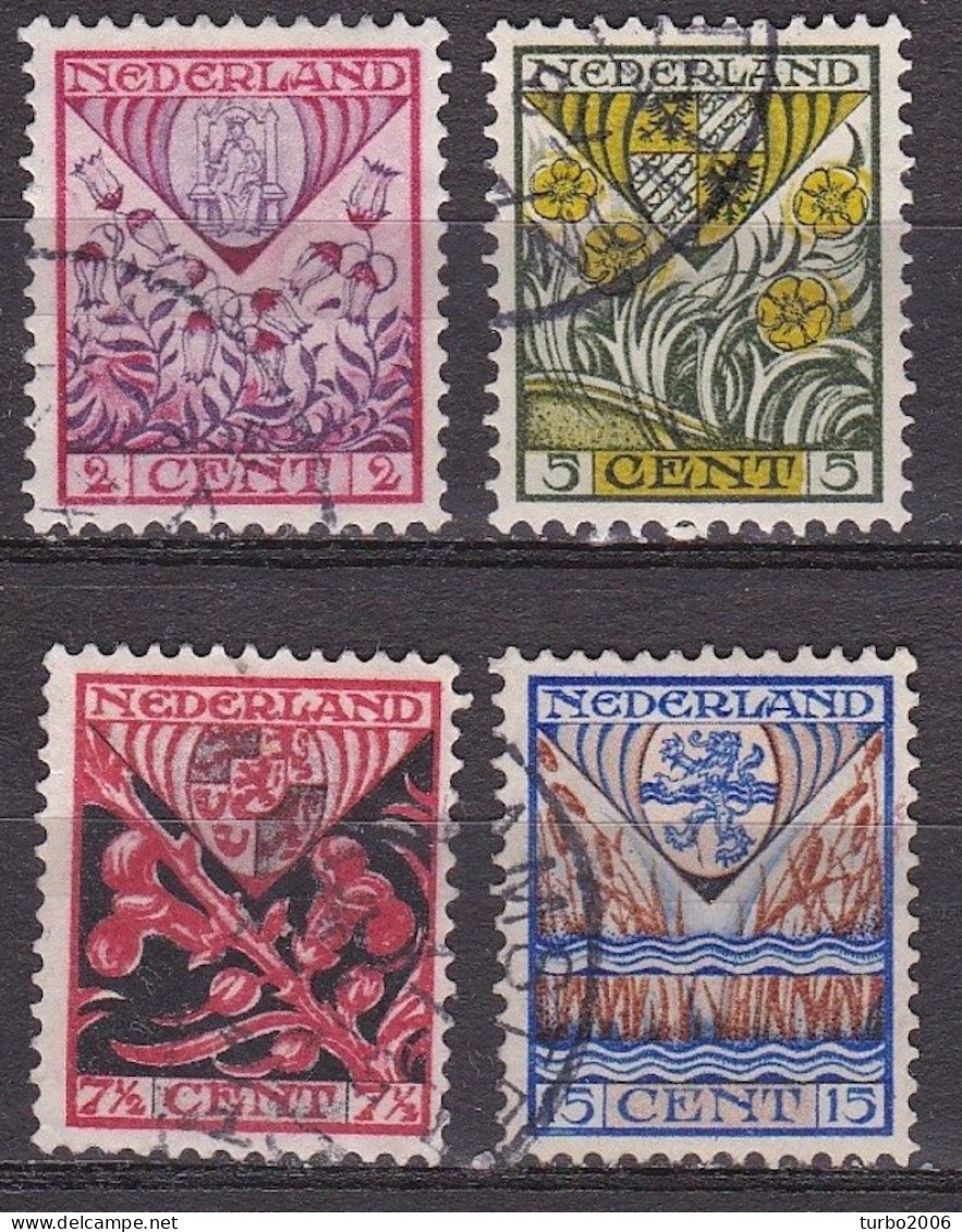 1927 Kinderzegels Complete Gestempelde Serie NVPH 208 / 211 - Used Stamps