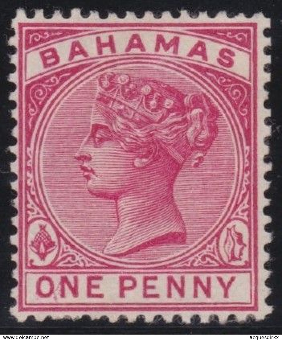 Bahamas    .  SG   .   47 And 48 (2 Scans) .   Perf. 14  .  Crown  CA   .    *      .  Mint-hinged - 1859-1963 Colonie Britannique