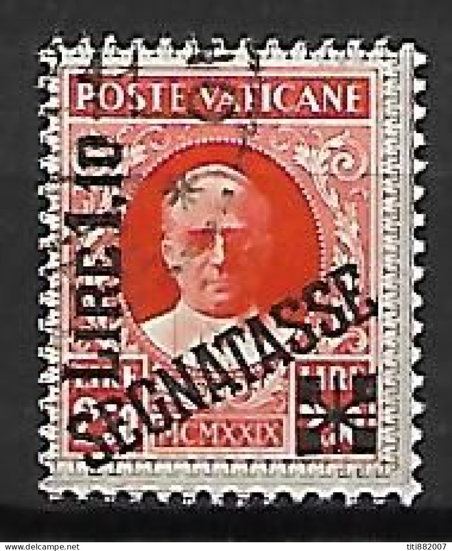 VATICAN..  Taxe..  1931.  Y&T N° 6 Oblitéré.   Pape  Pie VI . Cote 20 Euros - Segnatasse