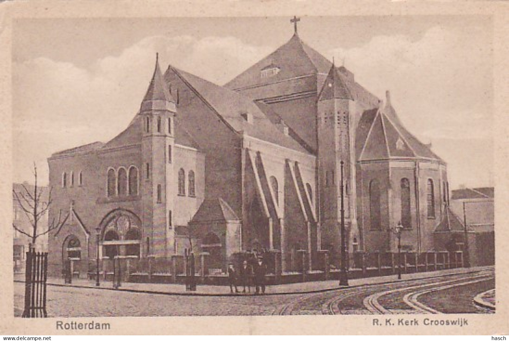 2603820Rotterdam, R. K. Kerk Crooswijk. (zie Hoeken En Randen) - Rotterdam