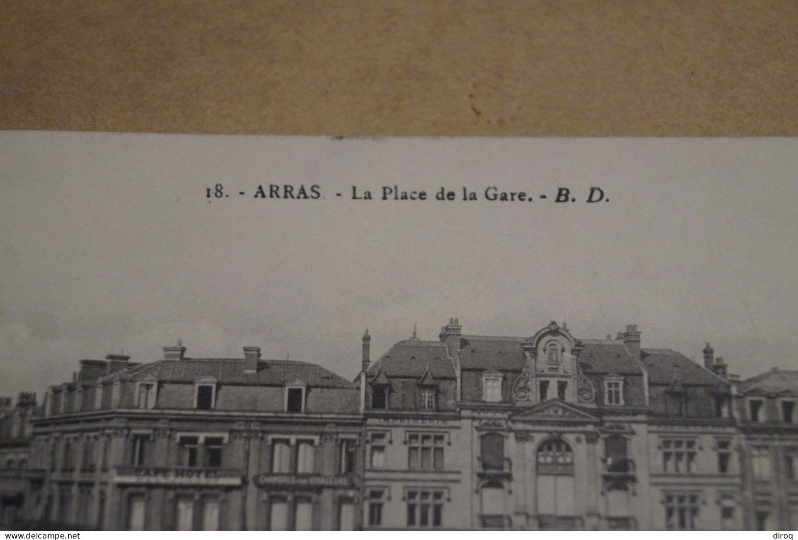 Belle Carte Ancienne,Arras  , Place De La Gare, Pour Collection - Andere & Zonder Classificatie