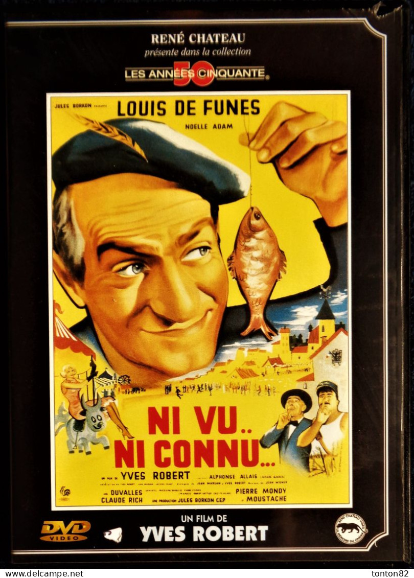 Ni Vu .. Ni Connu ... - Louis De Funès - Yves Robert - Claude Rich - Pierre Mondy - Moustache . - Comedy