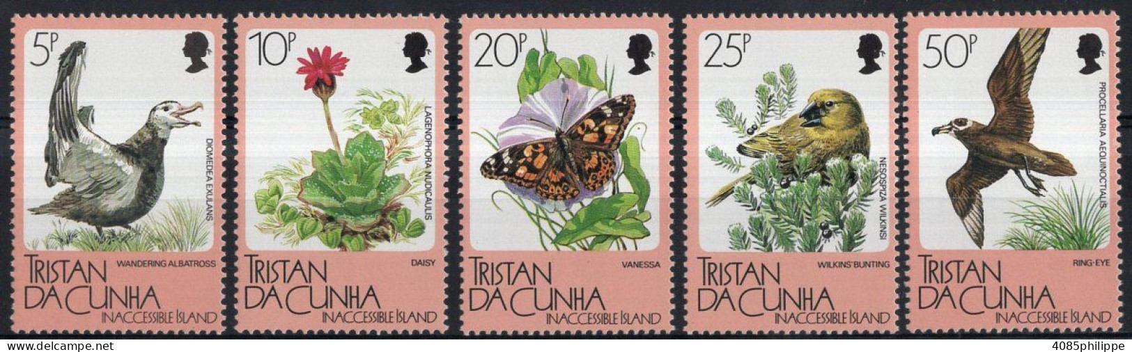 TRISTAN DA CUNHA  Timbres-Poste N°394** à 398** Neufs Sans Charnières TB Cote : 7.50€ - Tristan Da Cunha