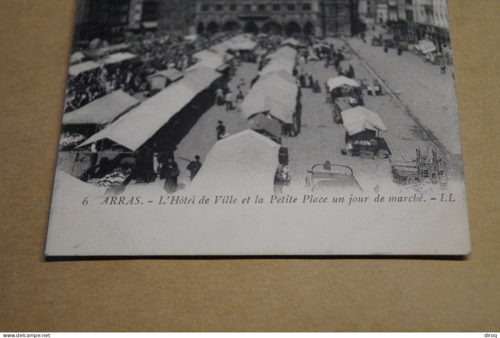 Belle Carte Ancienne,Arras ,1907,jour De Marché, Pour Collection - Autres & Non Classés