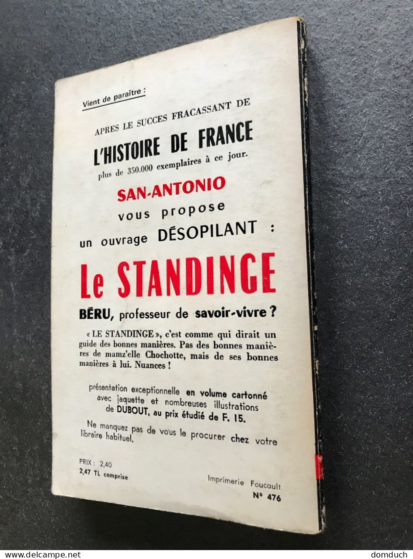 FLEUVE NOIR SPÉCIAL POLICE N° 476    RAYE DES VIVANTS    Roger VILLARD    E.O. 1965 - Fleuve Noir