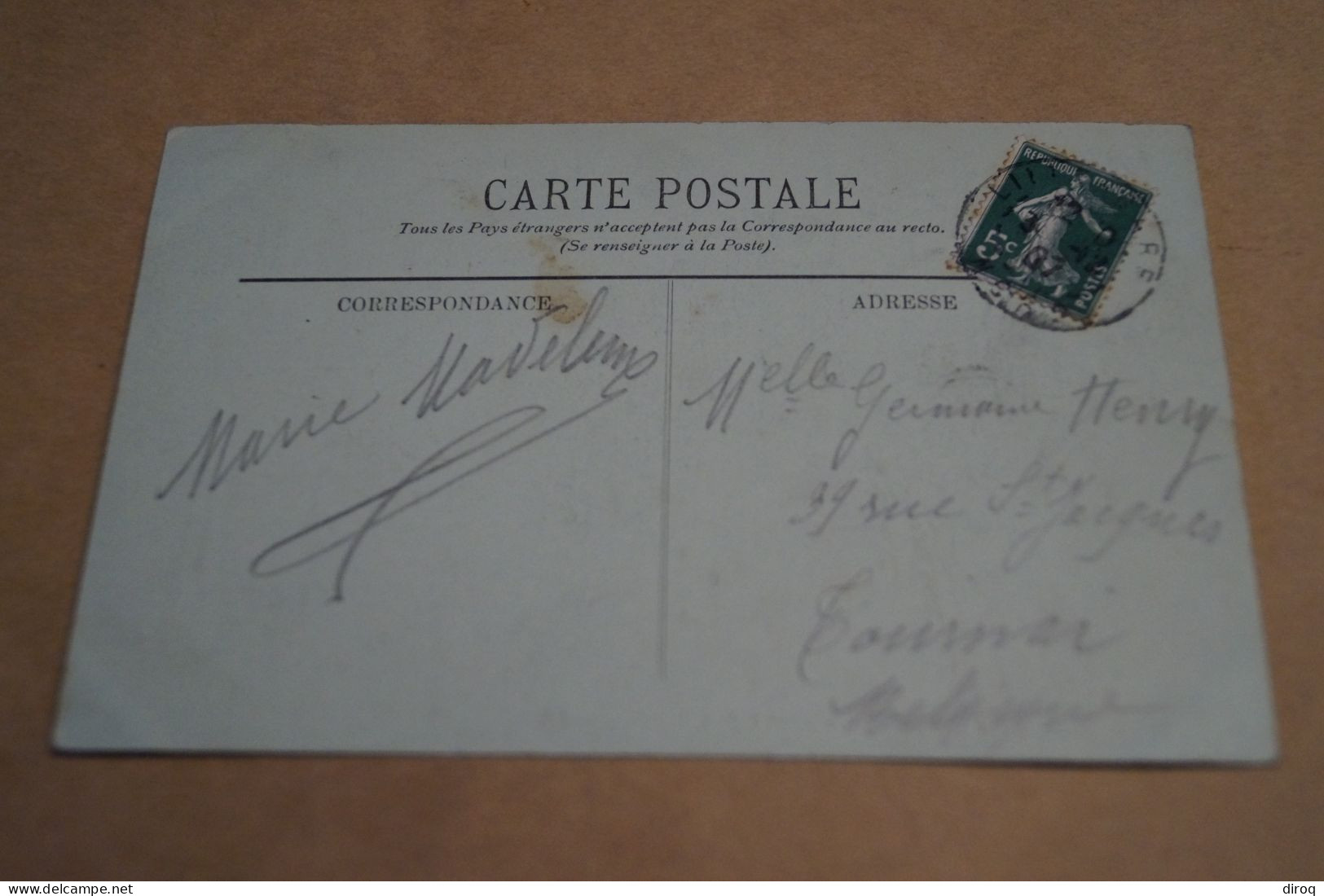 Belle Carte Ancienne,Arras ,1907,Petite Place,pour Collection - Other & Unclassified
