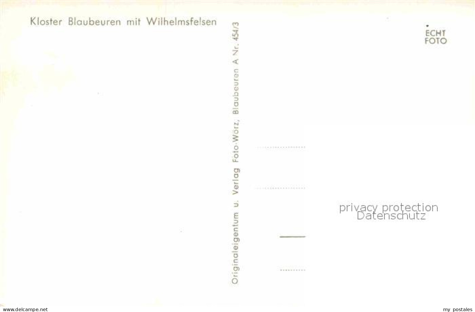 72849730 Blaubeuren Kloster Mit Wilhelmsfelsen Schwaebische Alb Blaubeuren - Blaubeuren