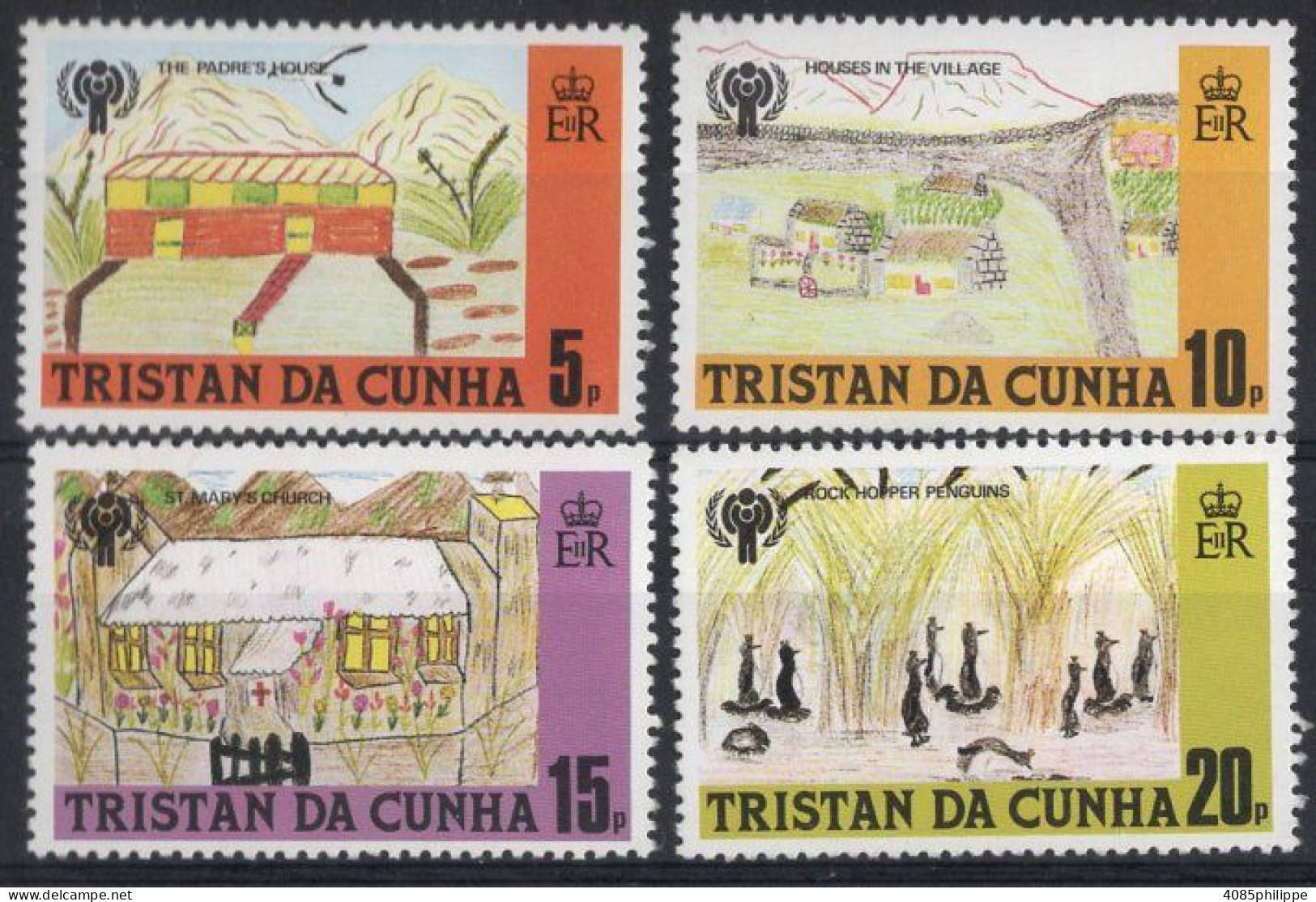 TRISTAN DA CUNHA  Timbres-Poste N°263* à 266* Neufs Charnières TB Cote : 2.75€ - Tristan Da Cunha
