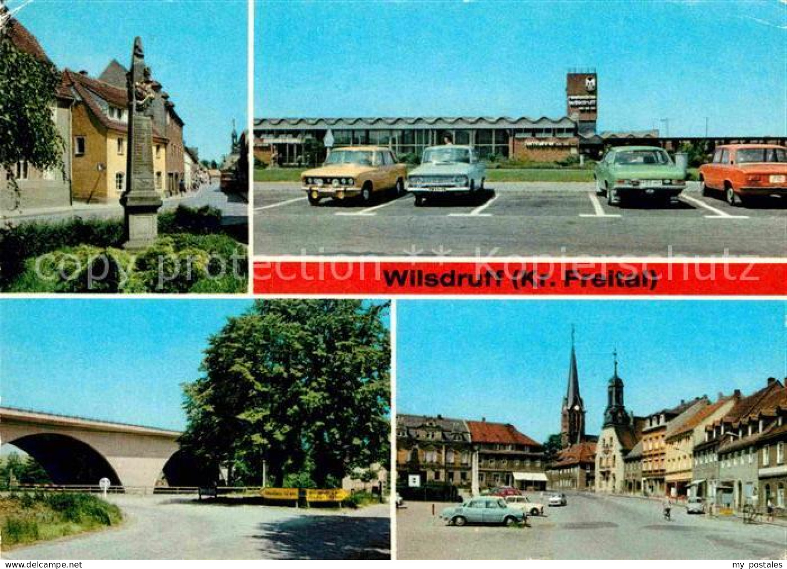 72849512 Wilsdruff Postsaeule Autobahn Raststaette Markt Wilsdruff - Herzogswalde