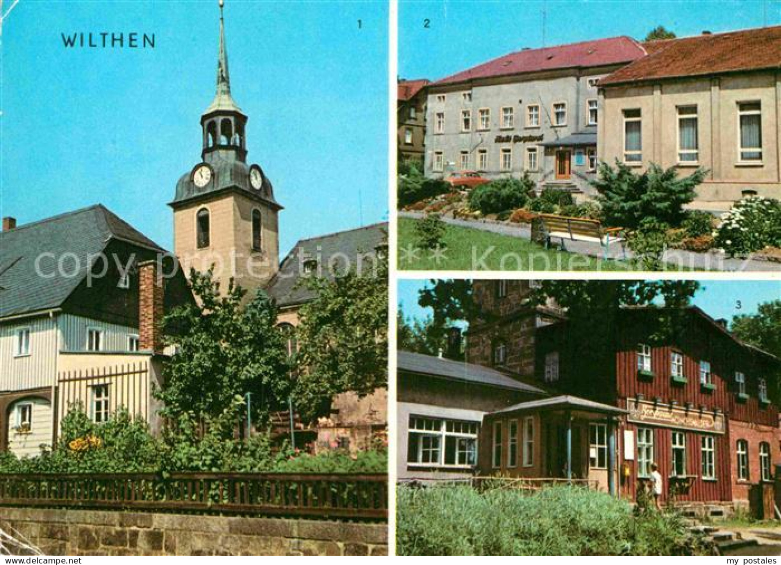 72849509 Wilthen Kirche Bergbaude HOG Haus Bergland Wilthen - Wilthen