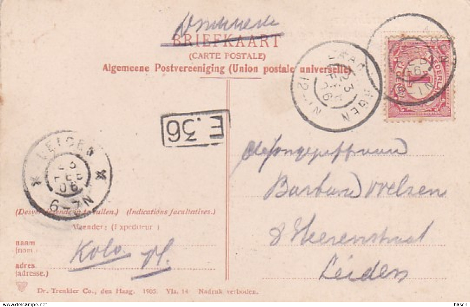 260429Vlaardingen, Westhavenplaats Met Vischbank. (poststempel 1906) - Vlaardingen