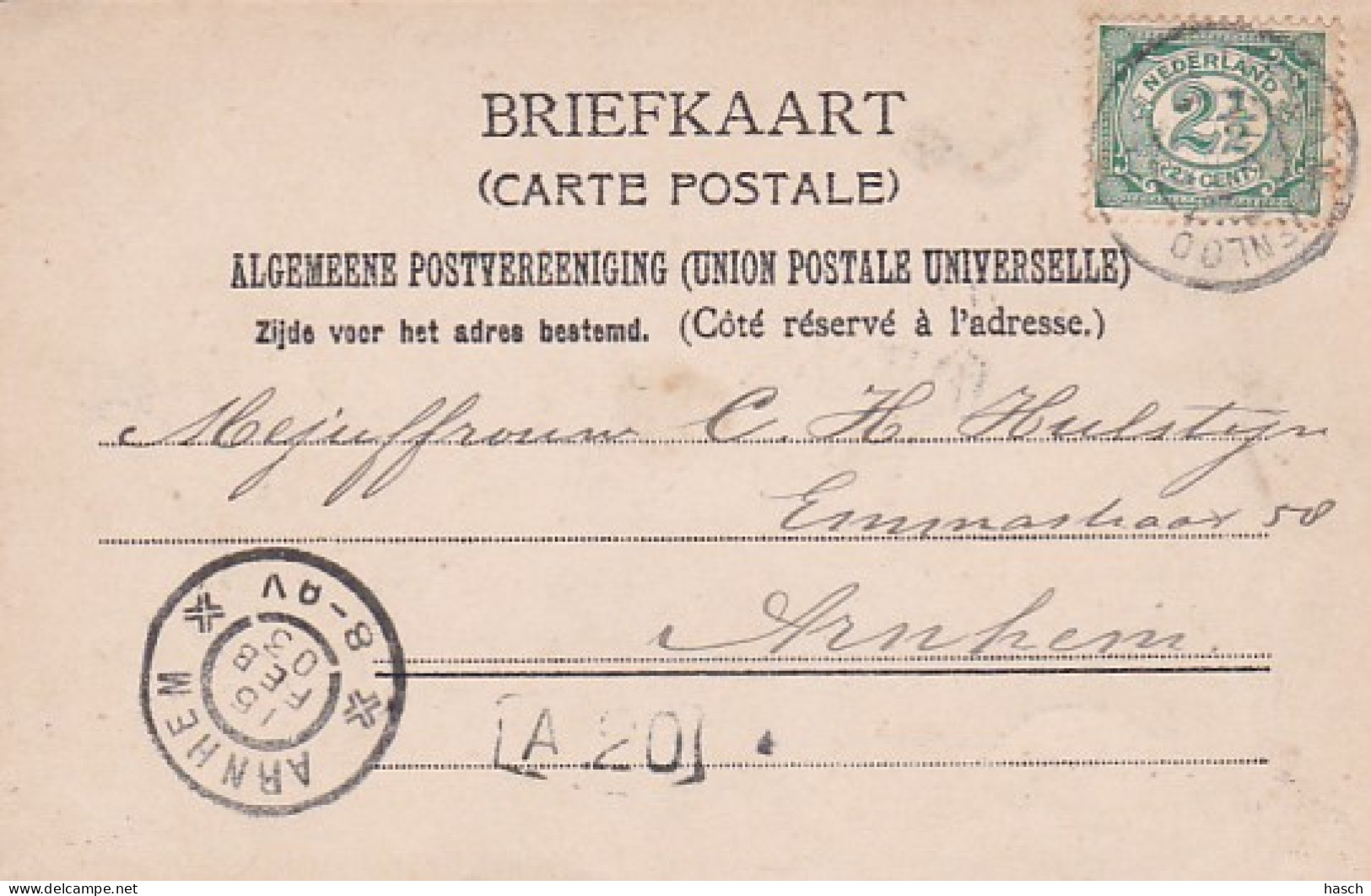 260431Vlaardingen, De Haven (poststempel 1903) - Vlaardingen