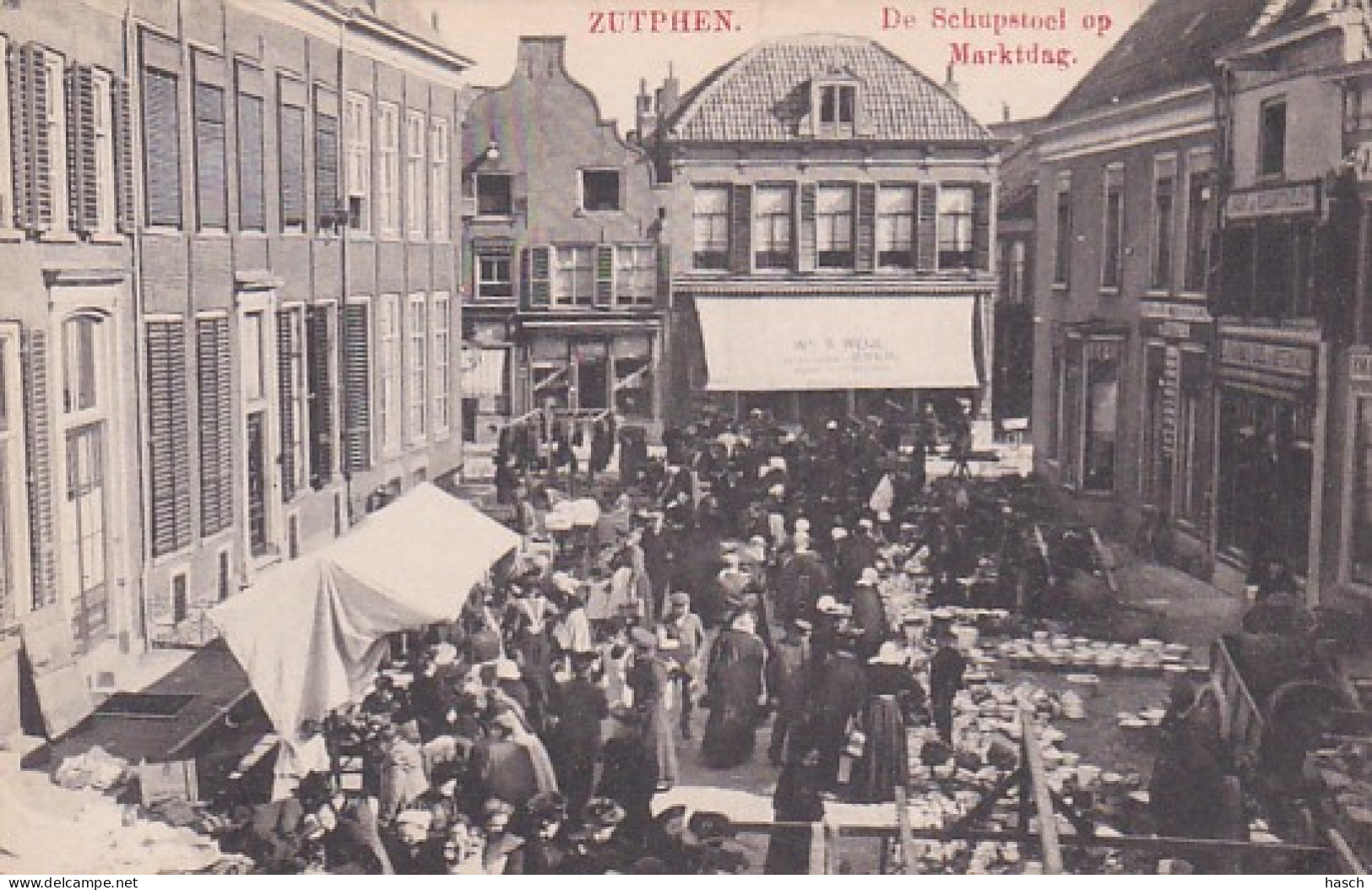 260432Zutphen, De Schupstoel Op Marktdag. (minuscule Vouwen In De Hoeken) - Zutphen