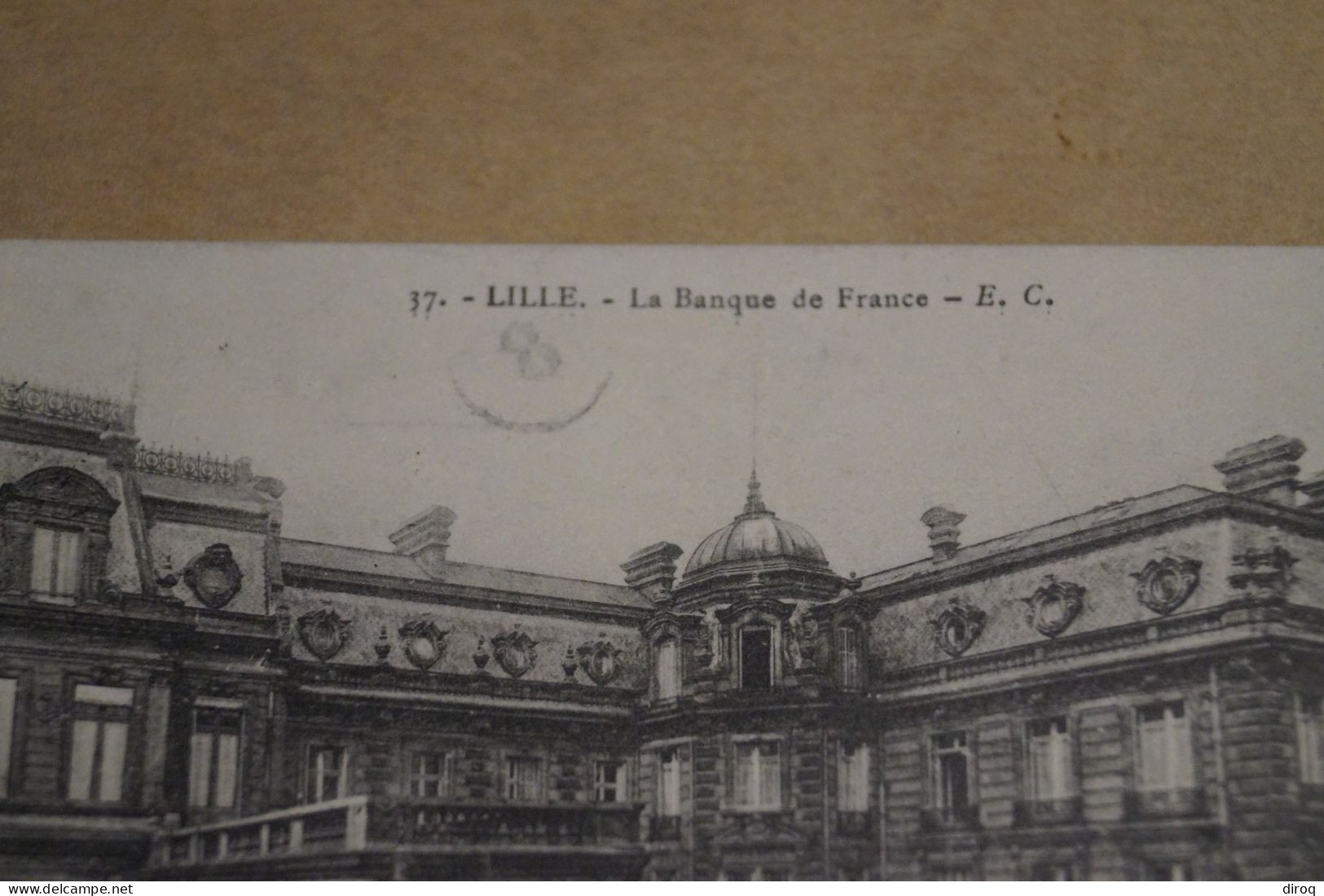 Belle Carte Ancienne, Lille , Banque De France , 1913 ,pour Collection - Lille