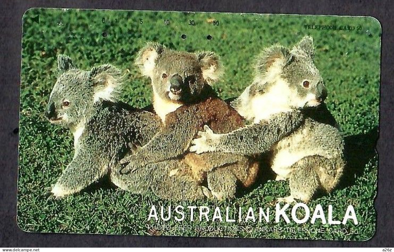 Japan 1V Koala Australian Koala Advertising Used Card - Oerwoud