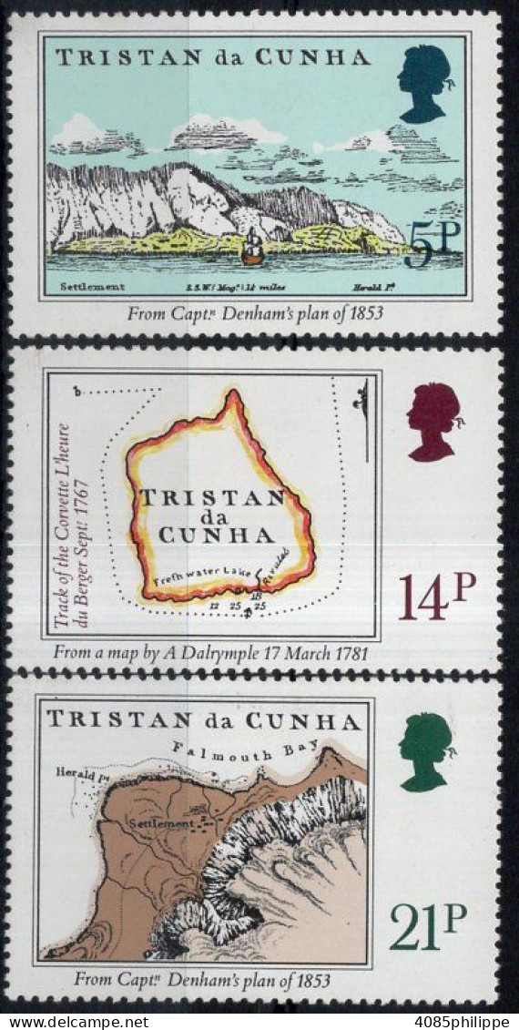 TRISTAN DA CUNHA  Timbres-Poste N°288* à 290* Neufs Charnières TB Cote : 2.00€ - Tristan Da Cunha