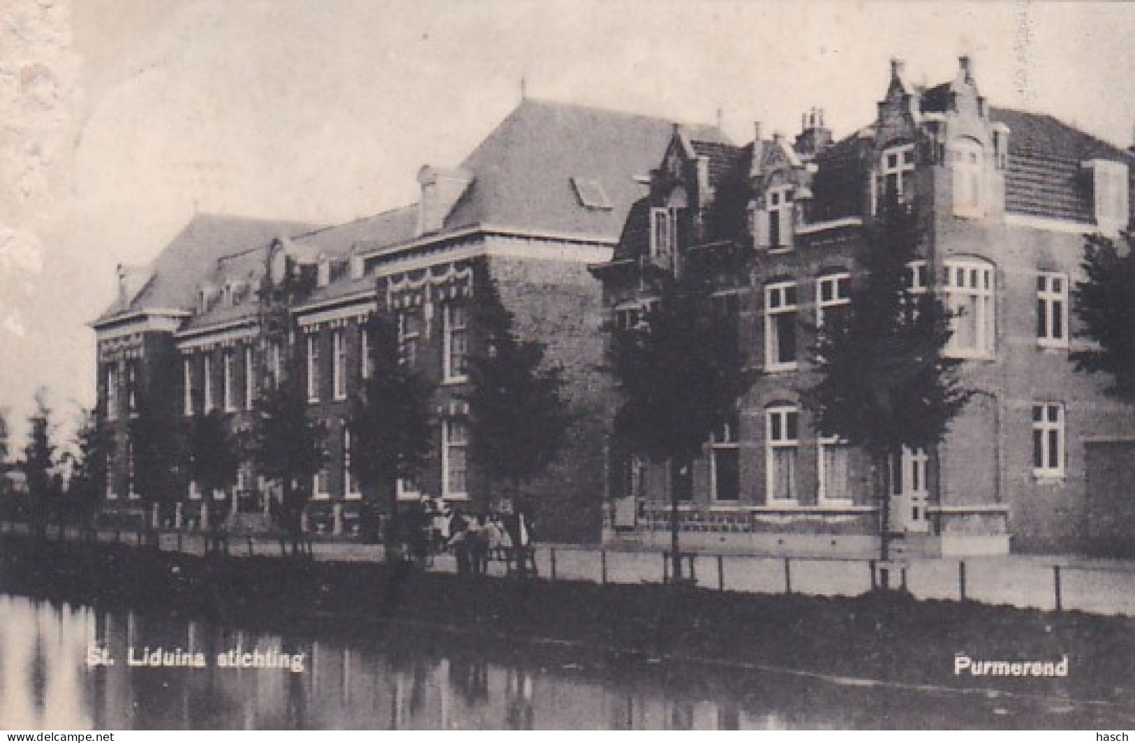 260494Purmerend, St. Liduina Stichting. (poststempel 1914)(zie Linkerkant Boven) - Purmerend