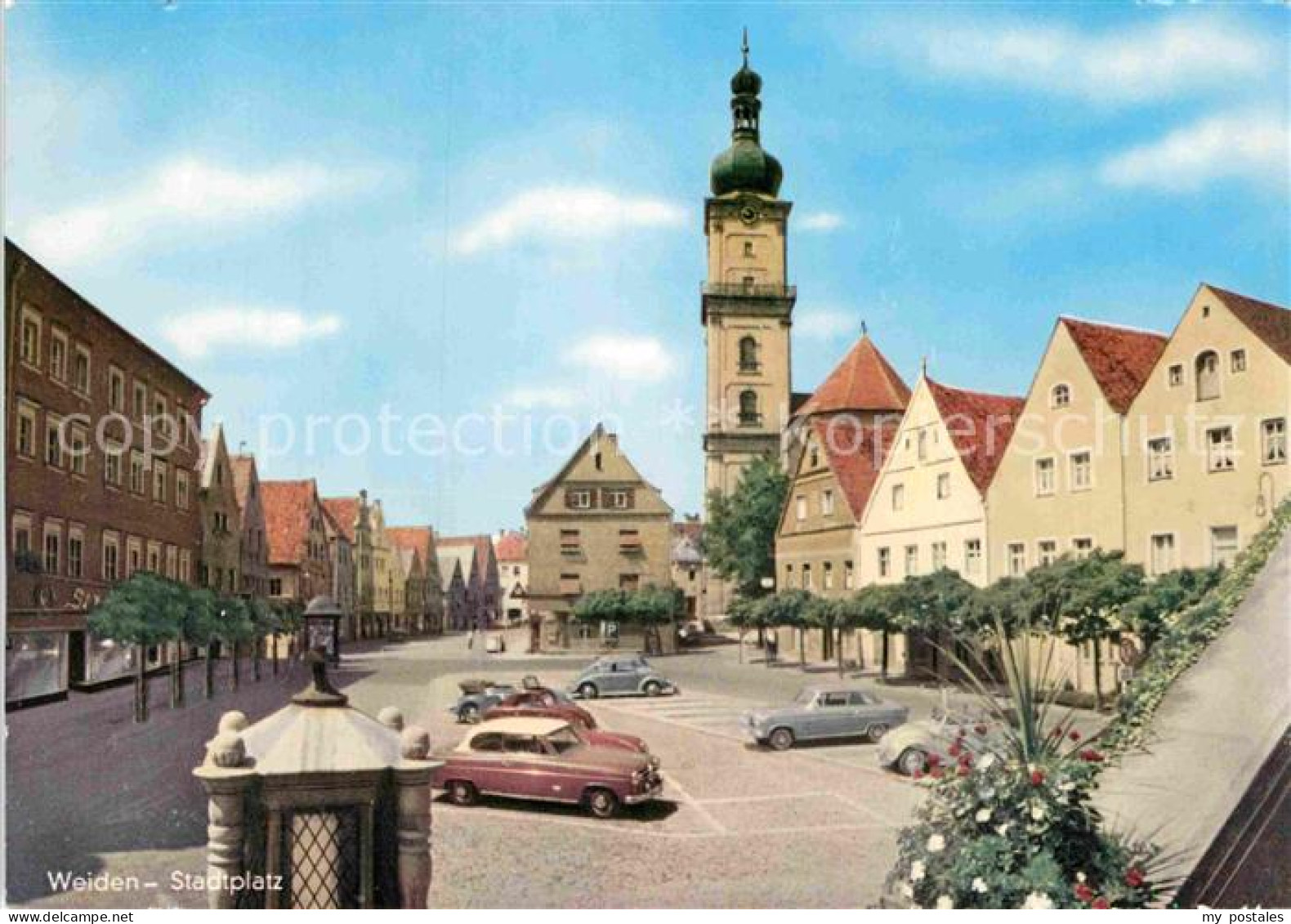 72849380 Weiden Oberpfalz Marktplatz Kirche Weiden I.d.OPf. - Weiden I. D. Oberpfalz