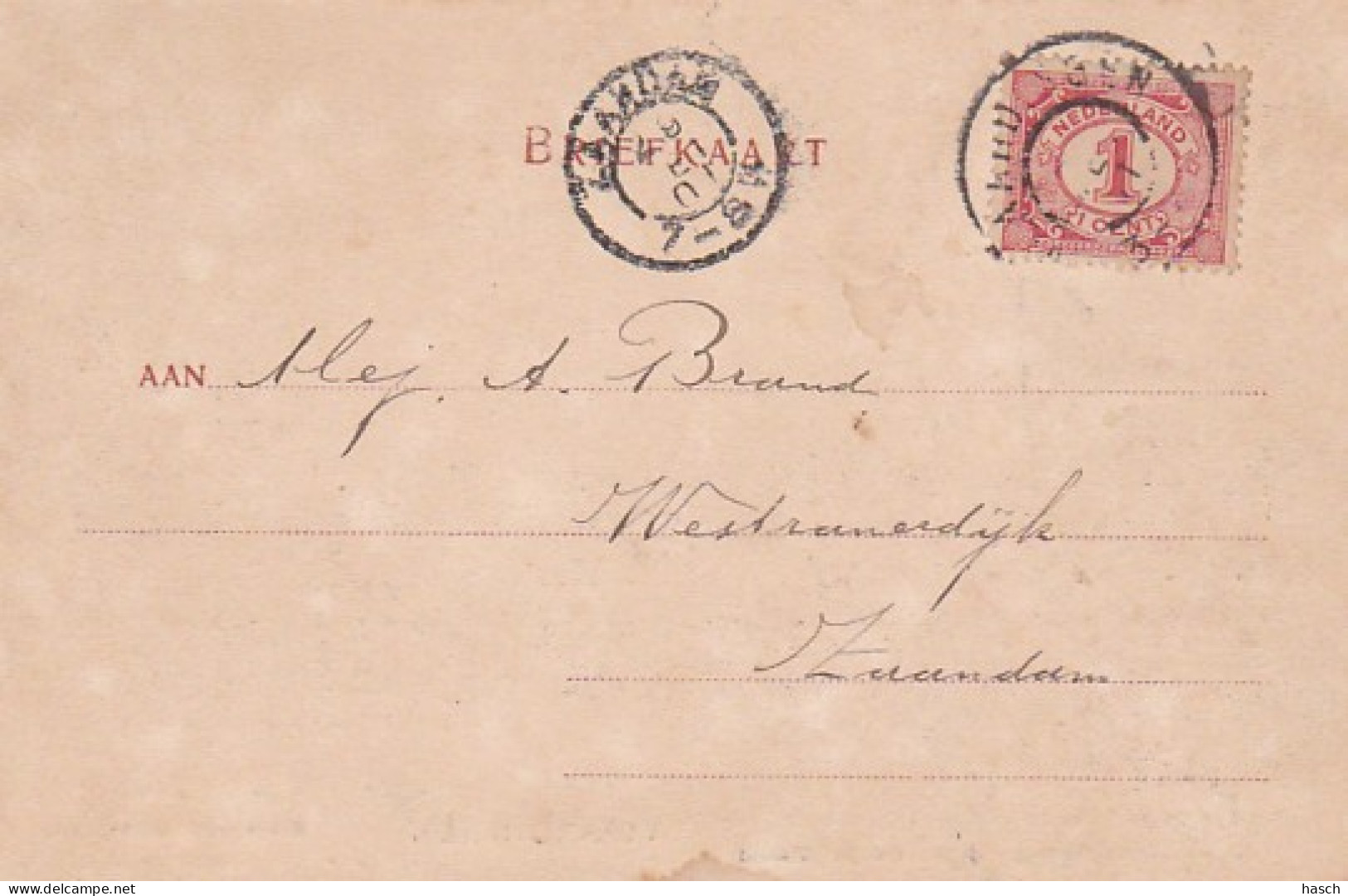 2604139Vlaardingen, Haven Met Visschervloot. (poststempel 1901 ?) - Vlaardingen