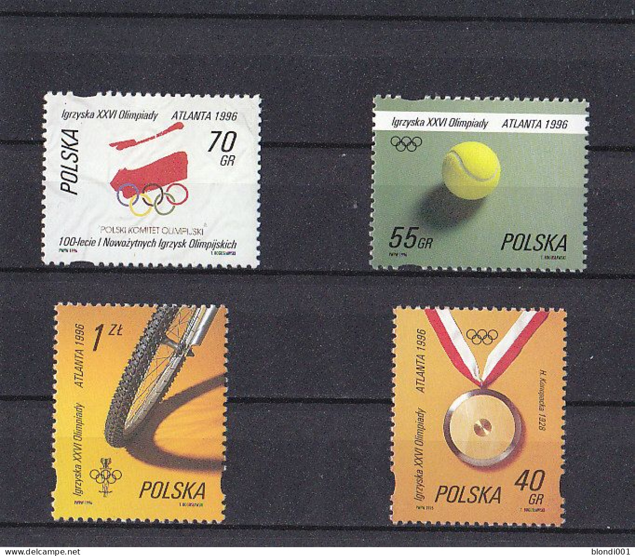 Olympics 1996 - Tennis - POLAND - Set MNH - Ete 1996: Atlanta