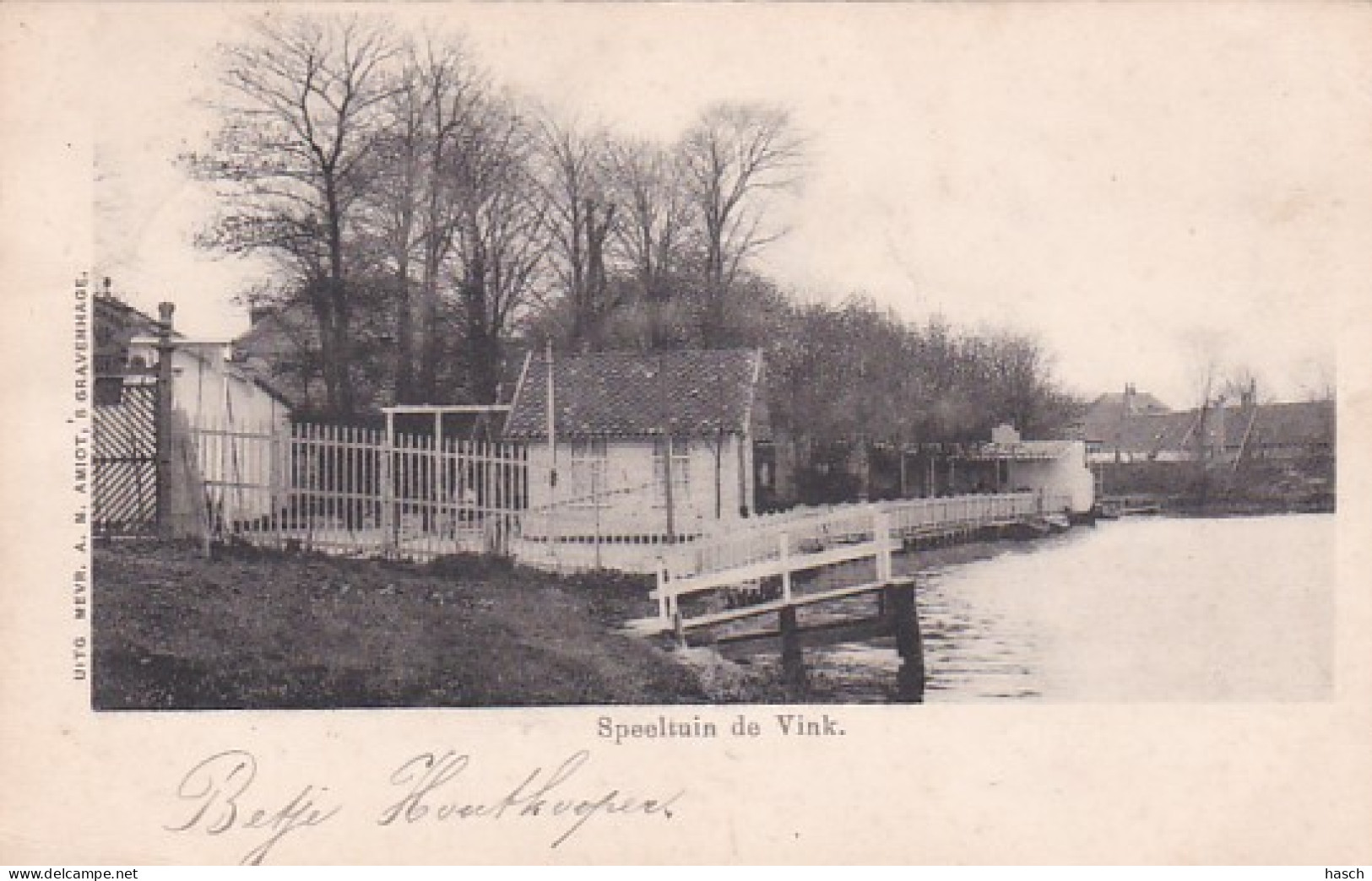 2604261Speeltuin De Vink (poststempel 1902) - Leiden