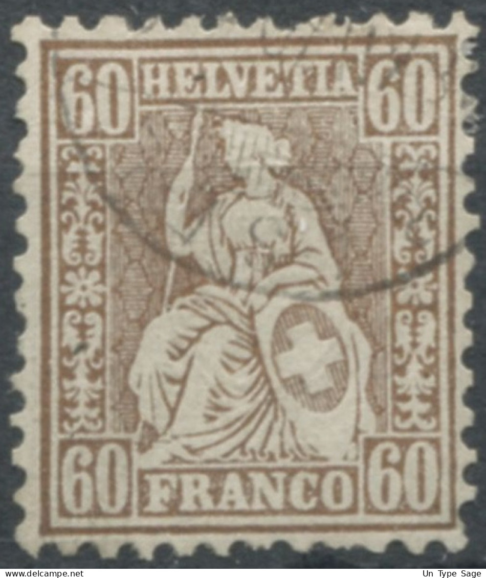 Suisse N°40 - Oblitéré - (F1519) - Gebraucht