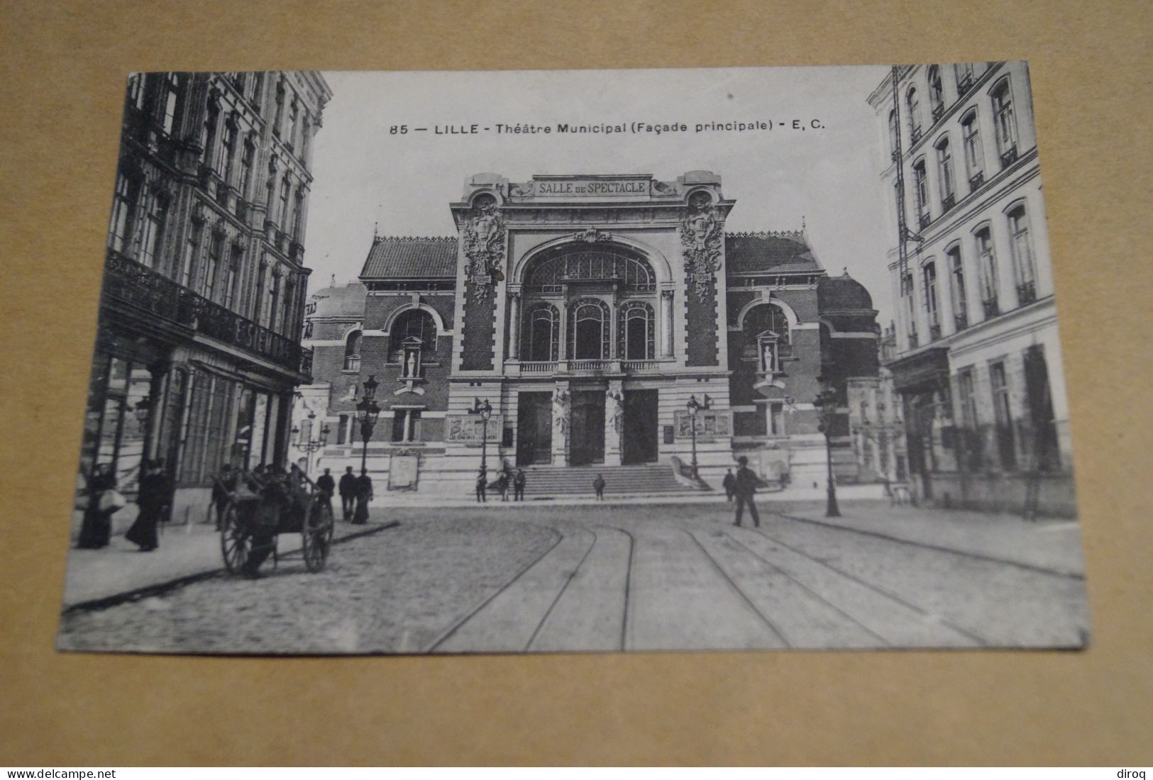 Belle Carte Ancienne, Lille ,Théatre, 1910,pour Collection - Lille