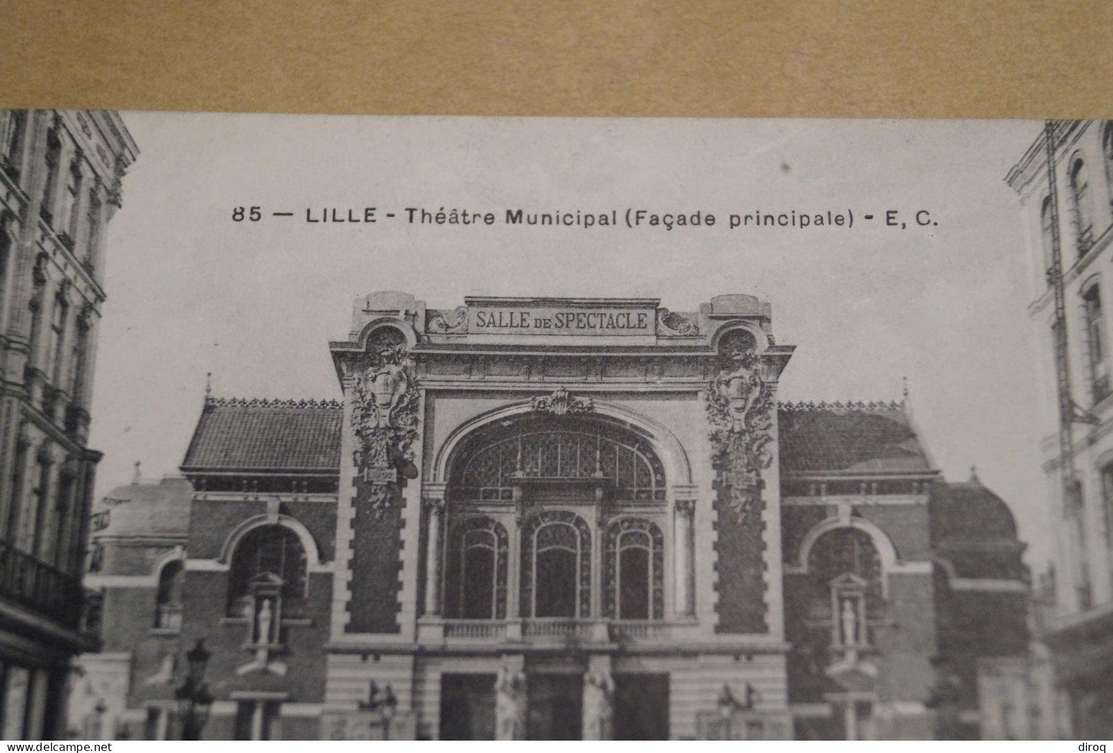 Belle Carte Ancienne, Lille ,Théatre, 1910,pour Collection - Lille