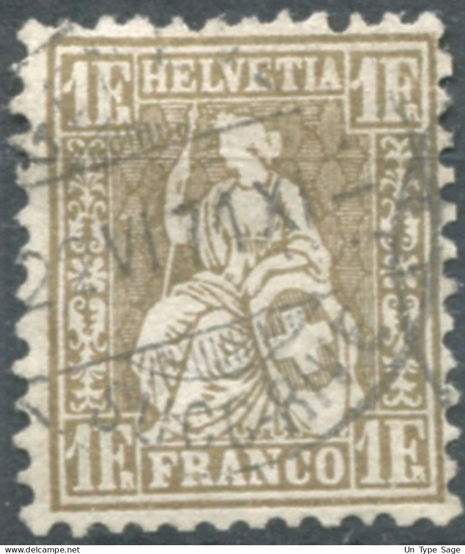 Suisse N°41 - Oblitéré - (F1521) - Unused Stamps