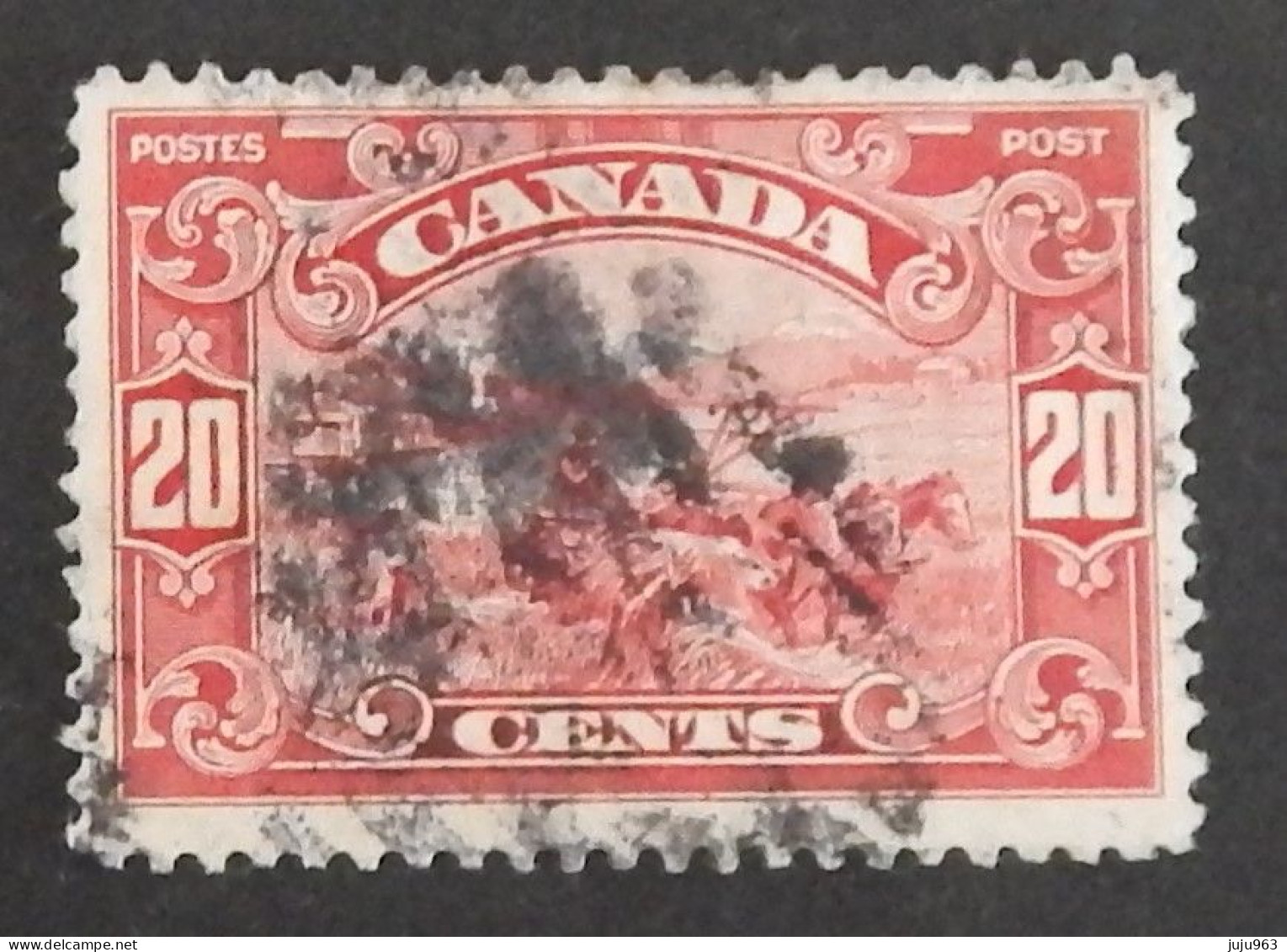 CANADA YT 137 OBLITÉRÉ "HIPPOCULTURE" ANNÉES 1928/1929 - Oblitérés