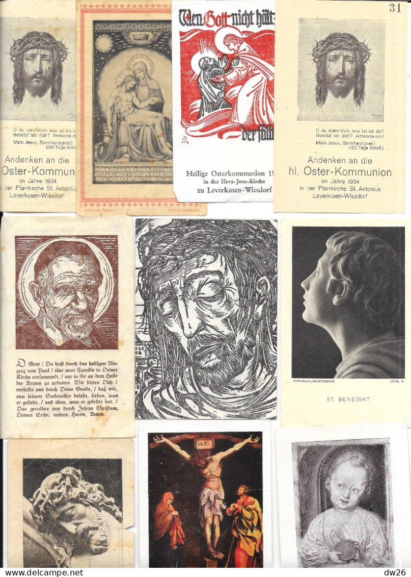 Lot De 100 Documents Religieux: Images Pieuses, Photos, Marque-pages - Religion Catholique, Notre Seigneur, Vierges... - Religion & Esotericism