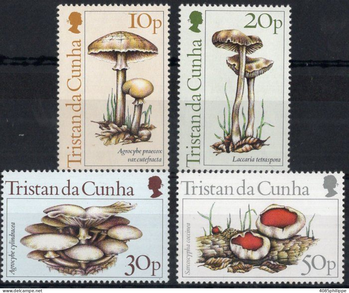 TRISTAN DA CUNHA  Timbres-Poste N°350* à 353* Neufs Charnières TB Cote : 6.50€ - Tristan Da Cunha