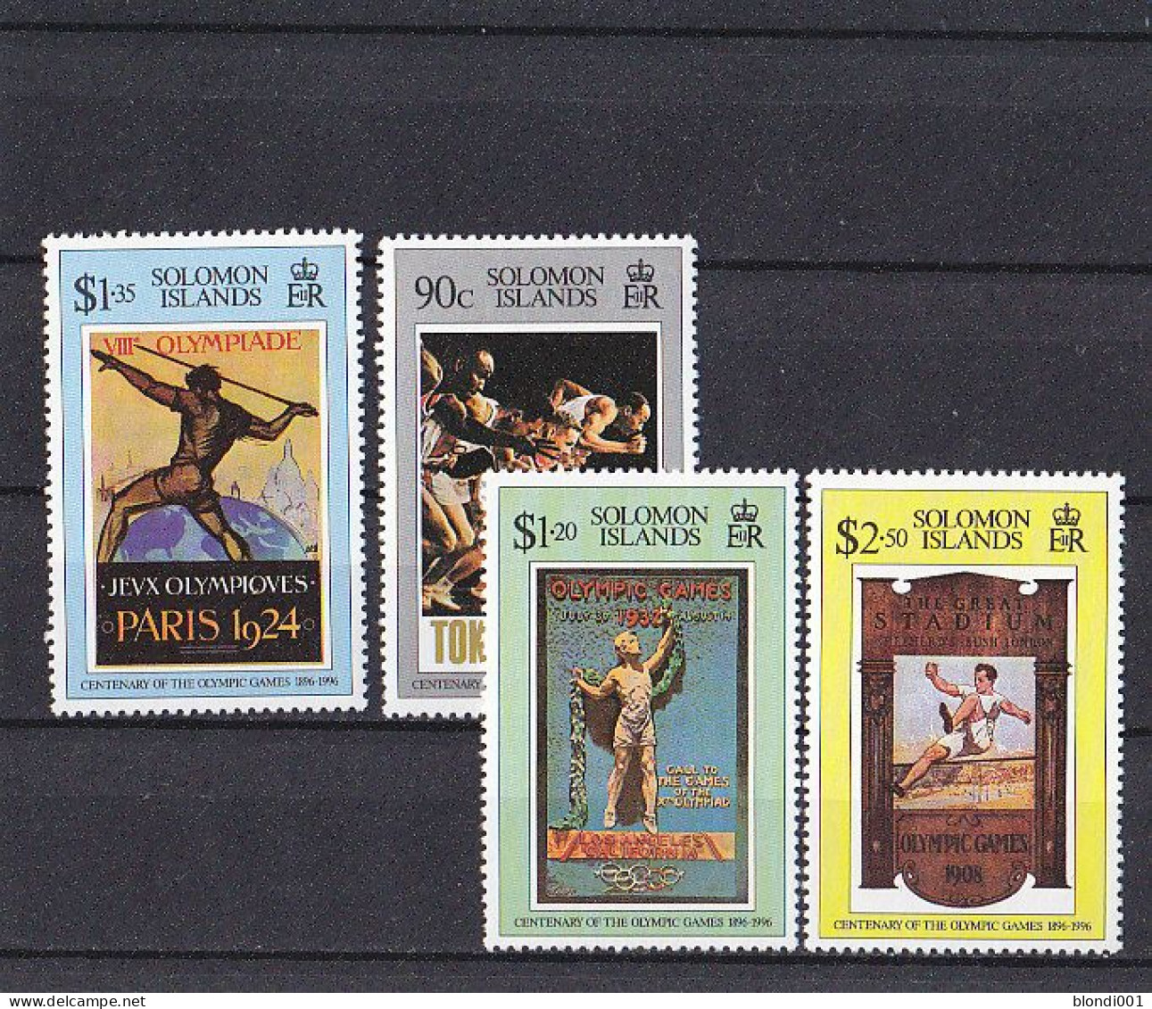 Olympics 1996 - History - SOLOMON ISLANDS - Set MNH - Summer 1996: Atlanta