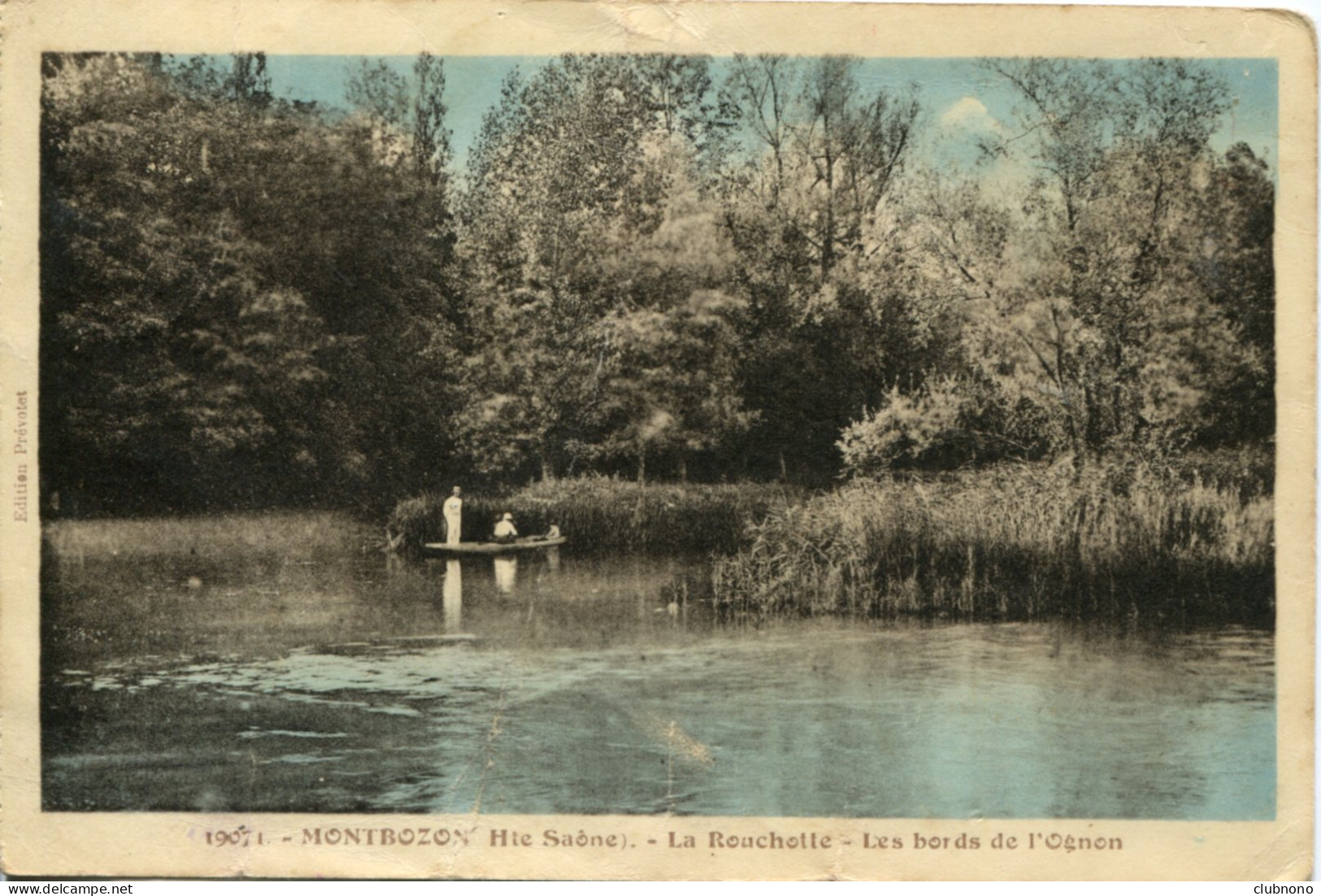 CPA -  MONTBOZON - LA ROUCHOTTE -  LES BORDS DE L'OGNON - Montbozon