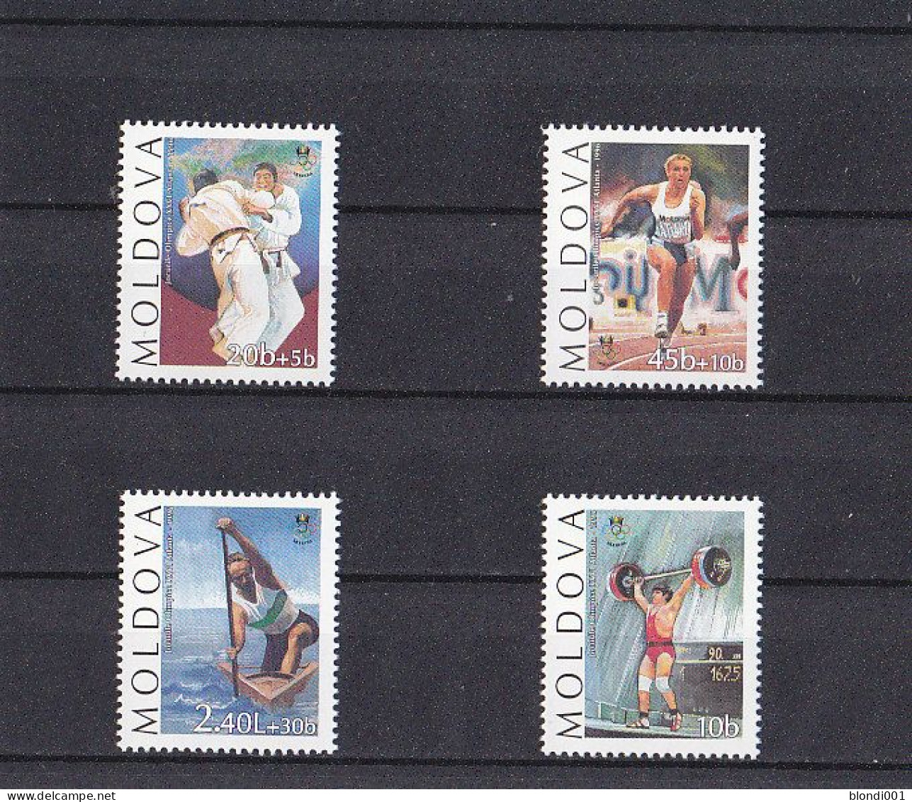 Olympics 1996 - Judo - MOLDOVA - Set MNH - Zomer 1996: Atlanta