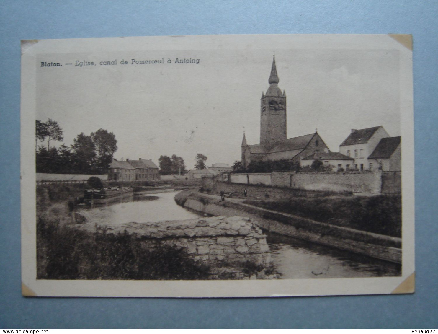 Blaton - Eglise, Canal De Pomeroeul à Antoing - Bernissart