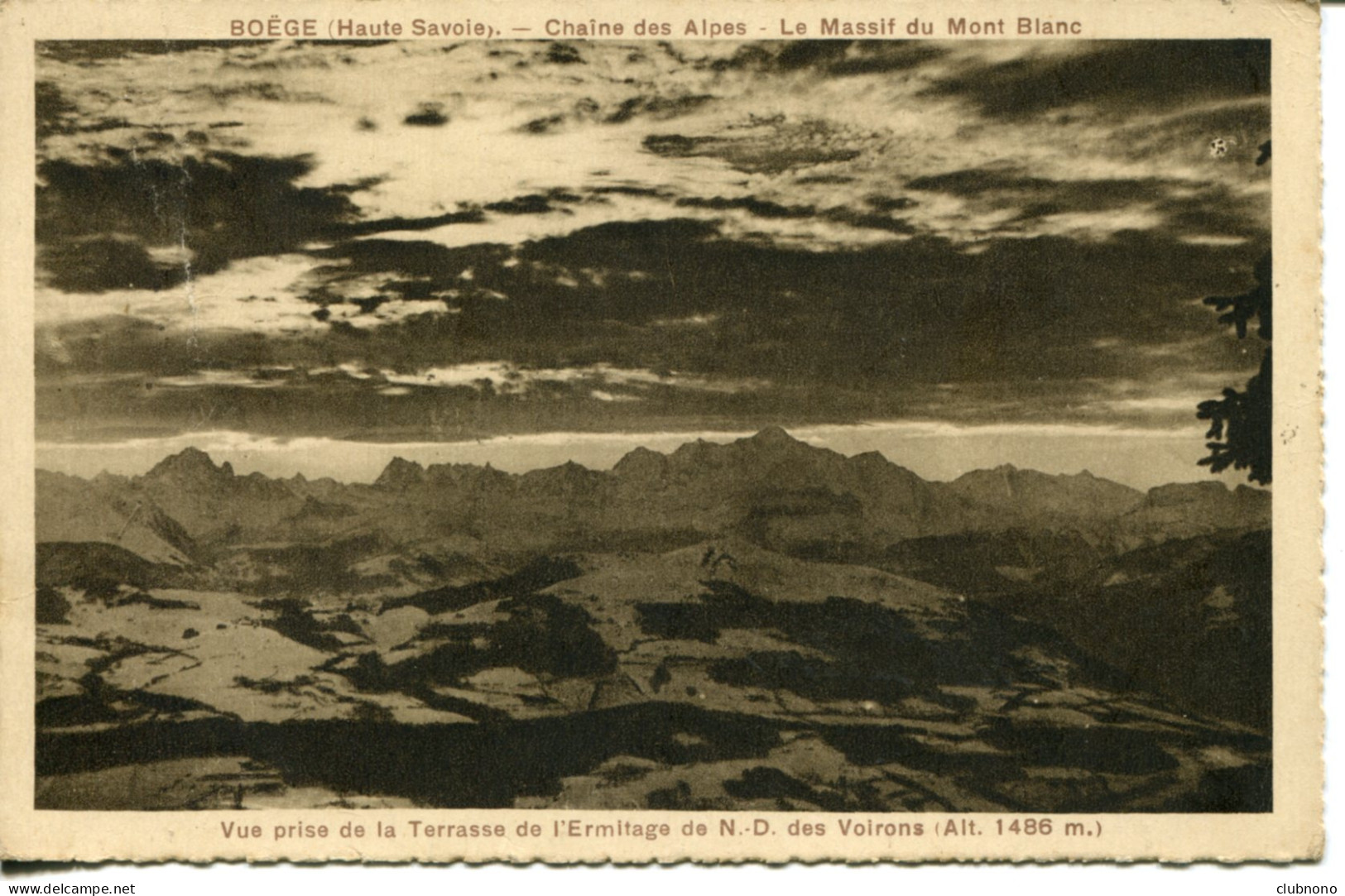 CPA - BOEGE - CHAINE DES ALPES - MASSIF DU MONT BLANC - Boëge