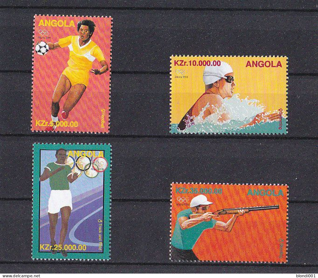 Olympics 1996 - Handball - ANGOLA - Set MNH - Ete 1996: Atlanta