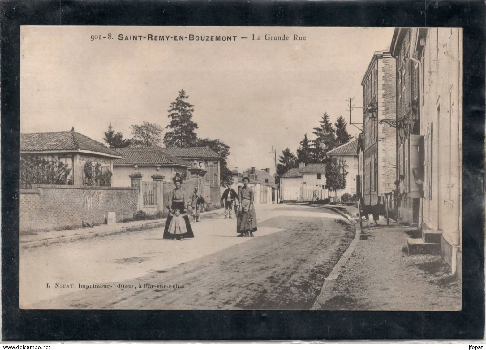 51 MARNE - SAINT REMY EN BOUZEMONT La Grande Rue (voir Description) - Saint Remy En Bouzemont
