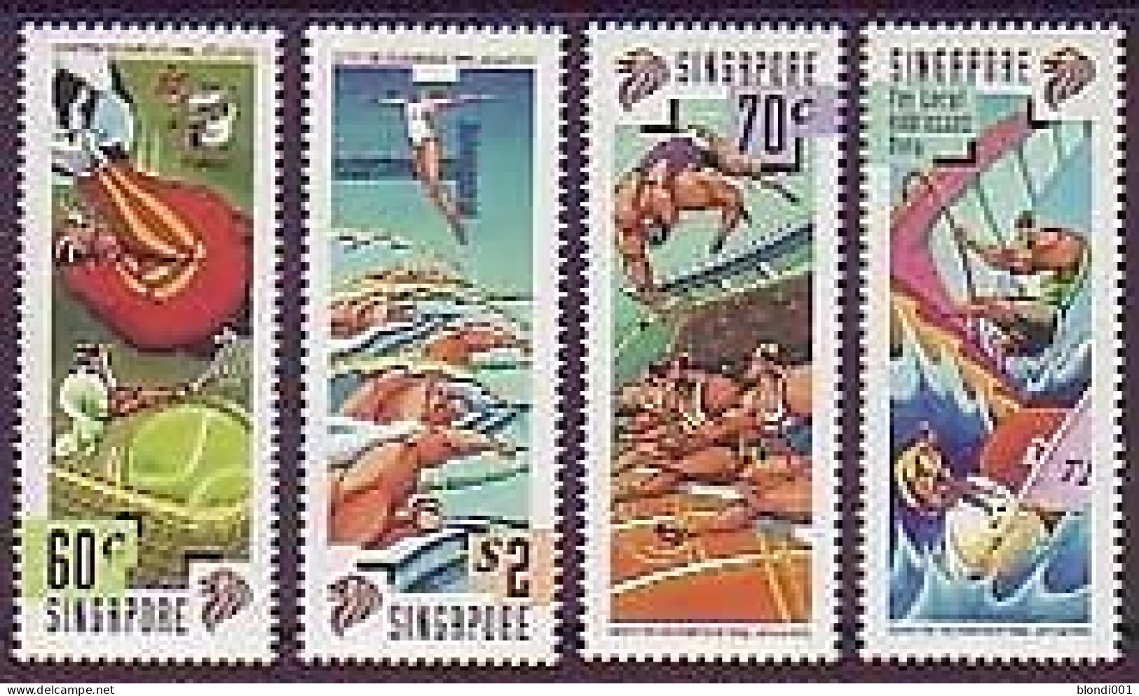 Olympics 1996 - Tennis - Soccer - SINGAPORE - Set MNH - Zomer 1996: Atlanta