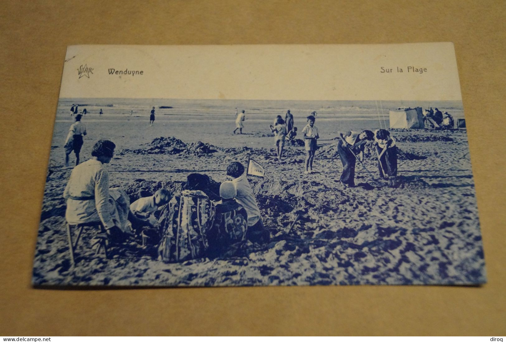 Belle Carte Ancienne, Wenduyne , Sur La Plage,1916,pour Collection - Wenduine