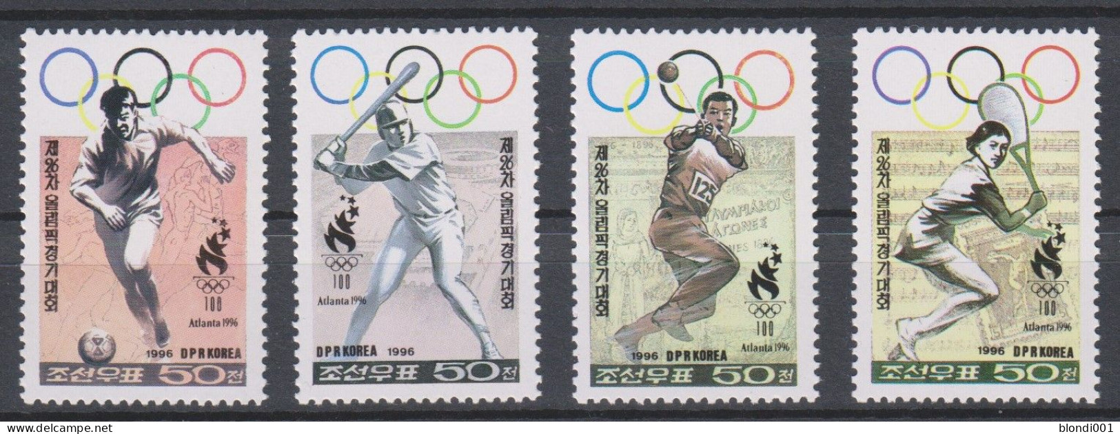 Olympics 1996 - Tennis - Soccer - KOREA - Set MNH - Zomer 1996: Atlanta