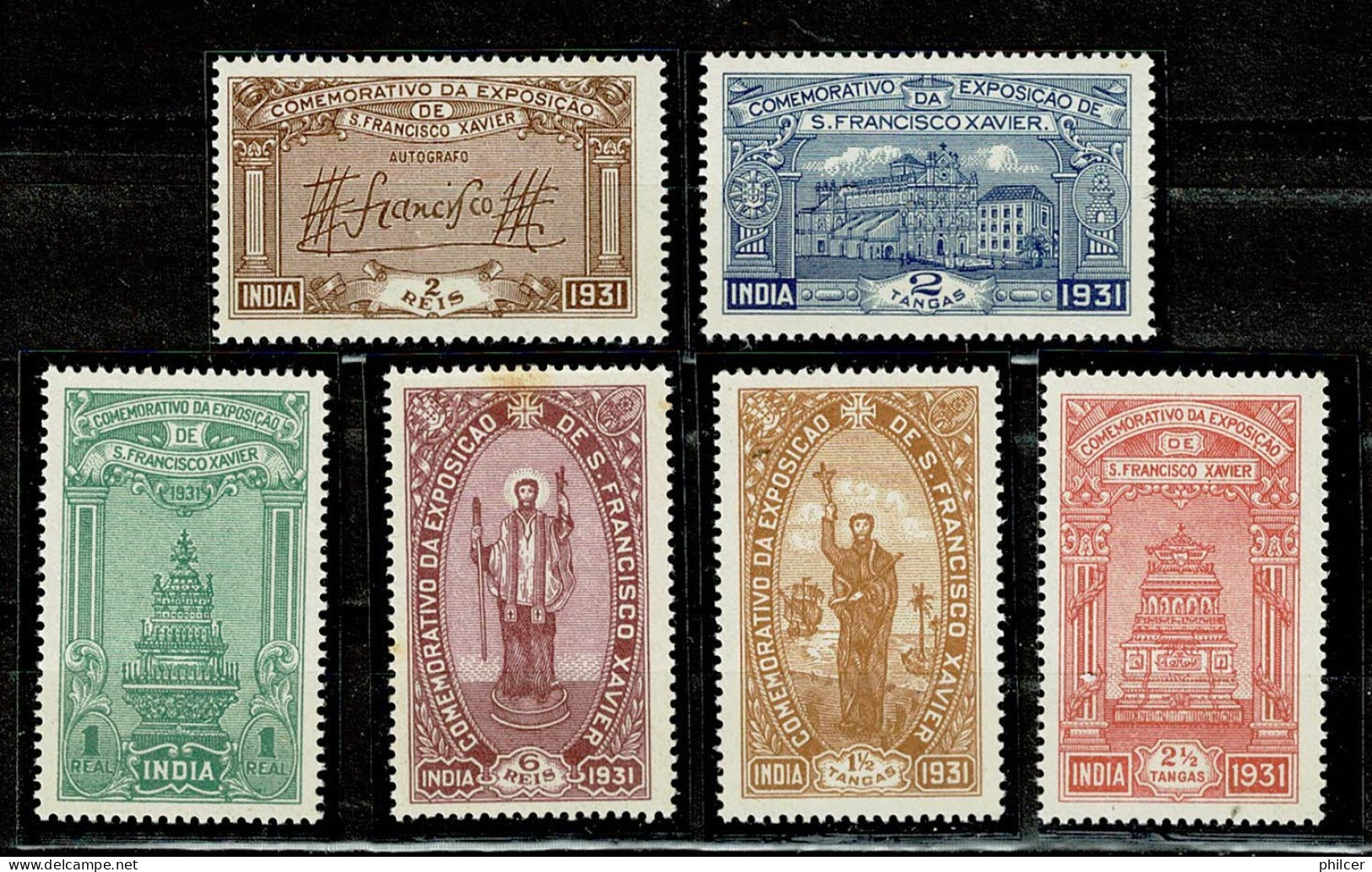 India, 1931, # 327/332, MH - Portugiesisch-Indien