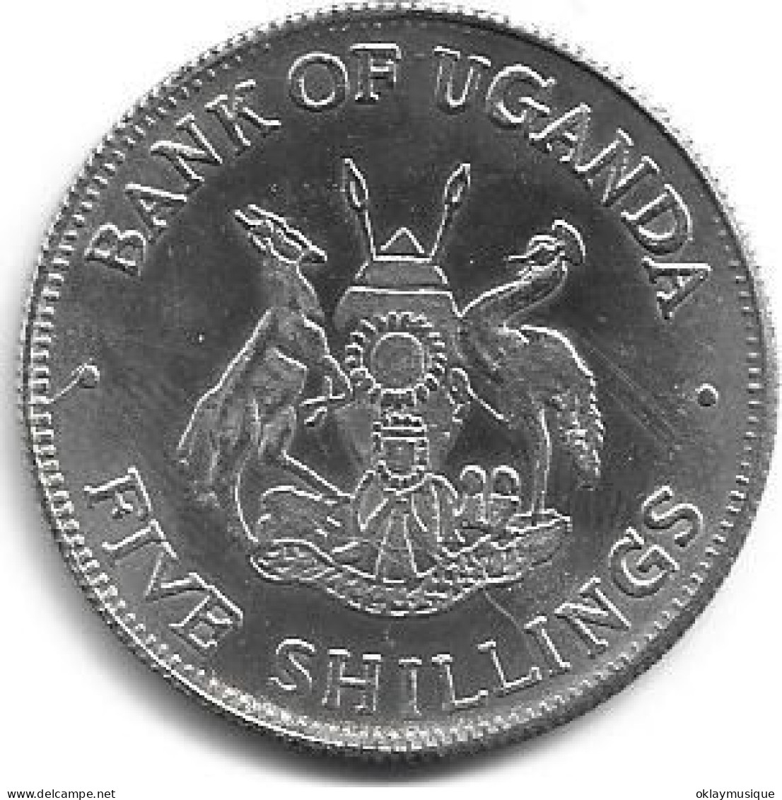 Ouganda 5 Shillings - Oeganda