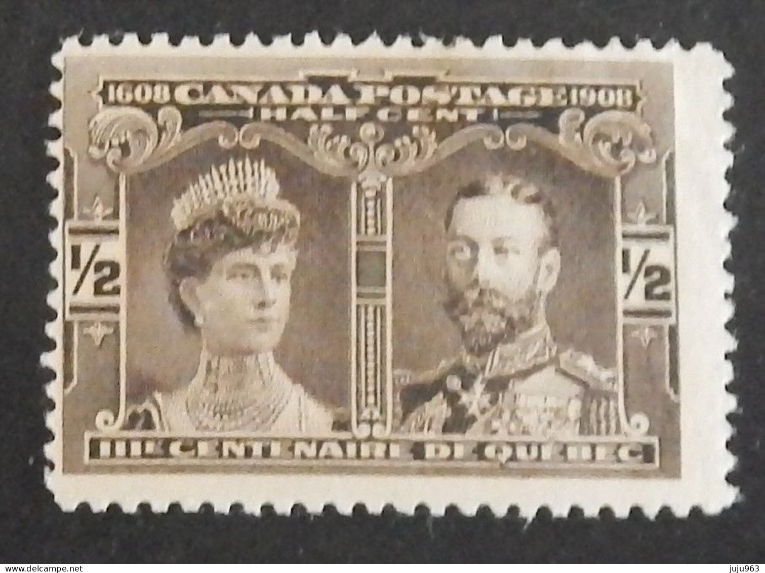 CANADA YT 85 NEUF*MH "PRINCESSE ET PRINCE DE GALLES" ANNÉE 1908 - Ongebruikt