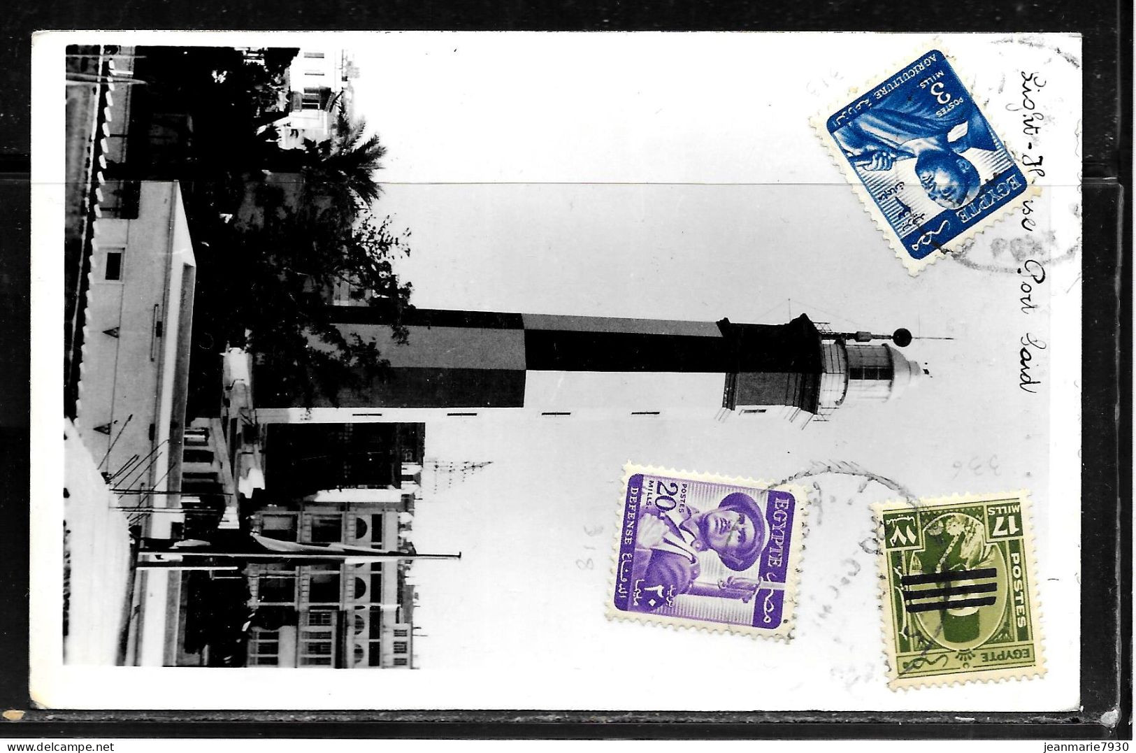N413 - EGYPTE - CP DE PORT SAID DU 25/10/1954 POUR LA FRANCE - Covers & Documents