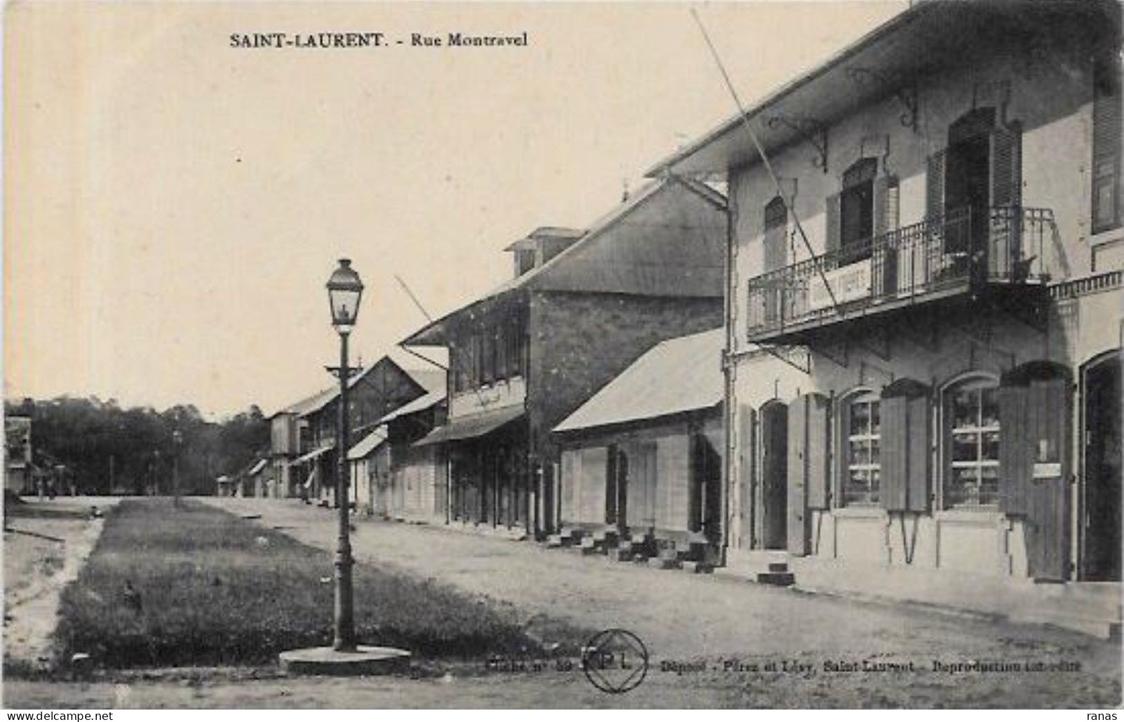 CPA Guyane Saint Laurent Du Maroni écrite - Saint Laurent Du Maroni