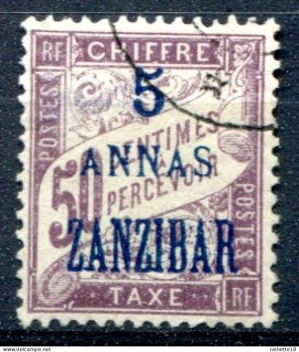 Zanzibar        Taxe N° 5 Oblitéré - Usati