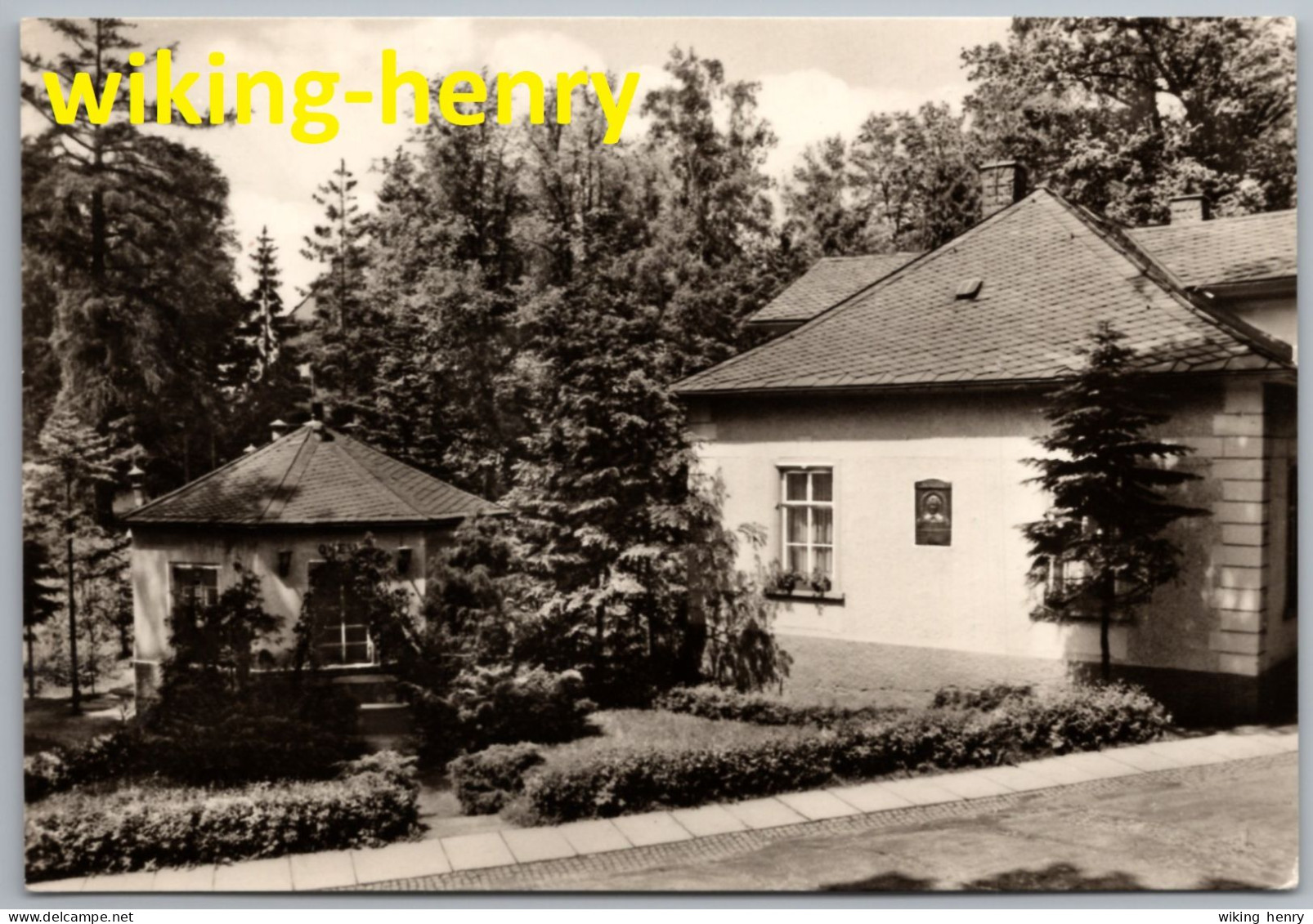 Wolkenstein Im Erzgebirge Warmbad - S/w Wismut Sanatorium Teilansicht Mit Quelle - Wolkenstein