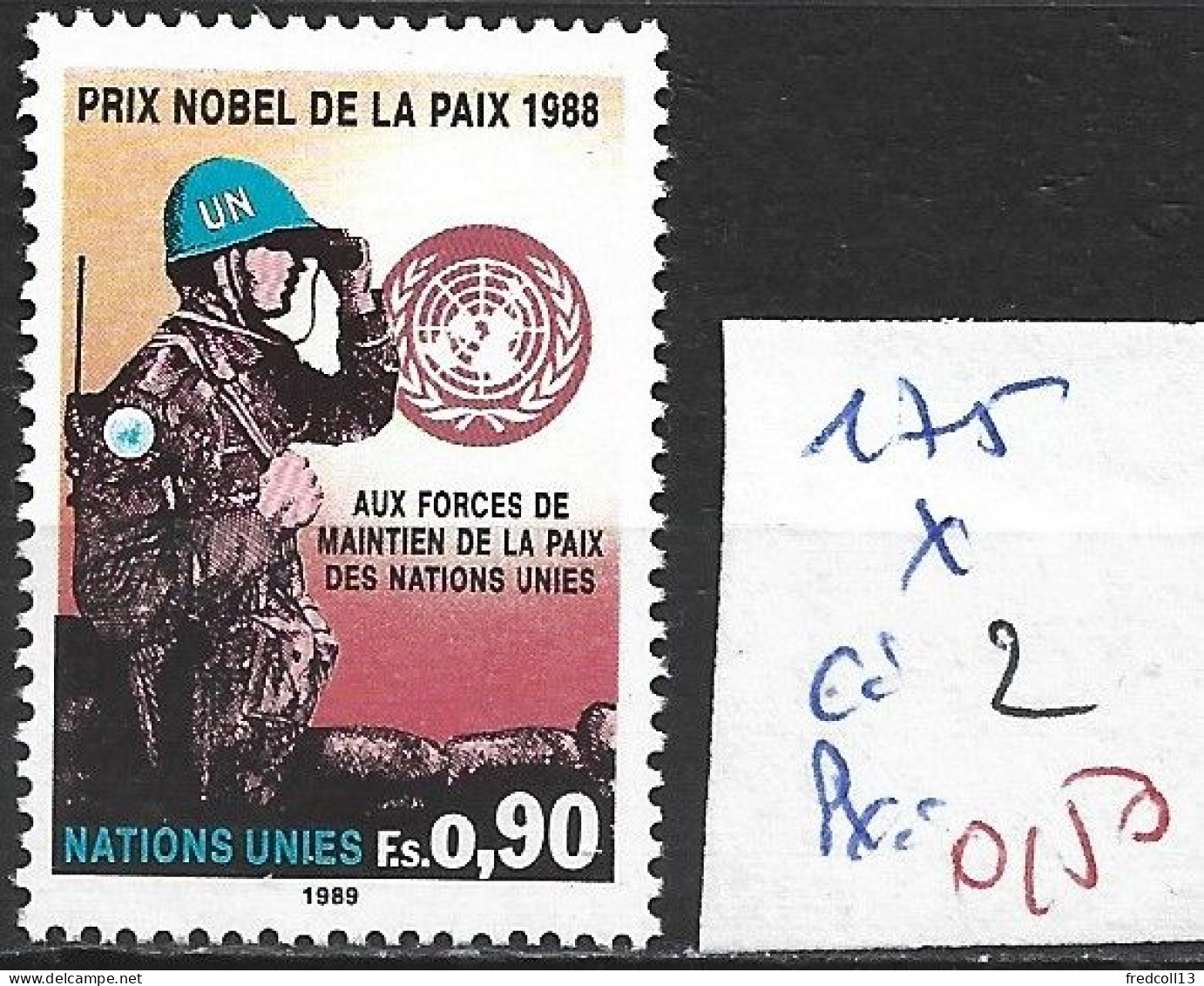 NATIONS UNIES OFFICE DE GENEVE 175 * Côte 2 € - Ungebraucht